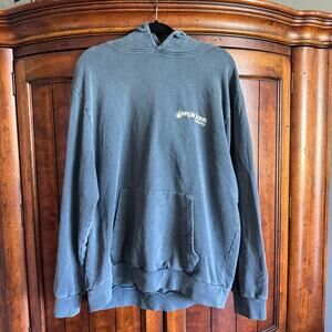 Suspicious Antwerp Sun Shine Even Through Rainy Days Hoodie Blue Gray XXL